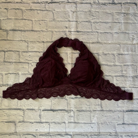 Zenana Outfitters Purple Lace Halter Top Bralette 2XL EUC - Picture 4 of 12